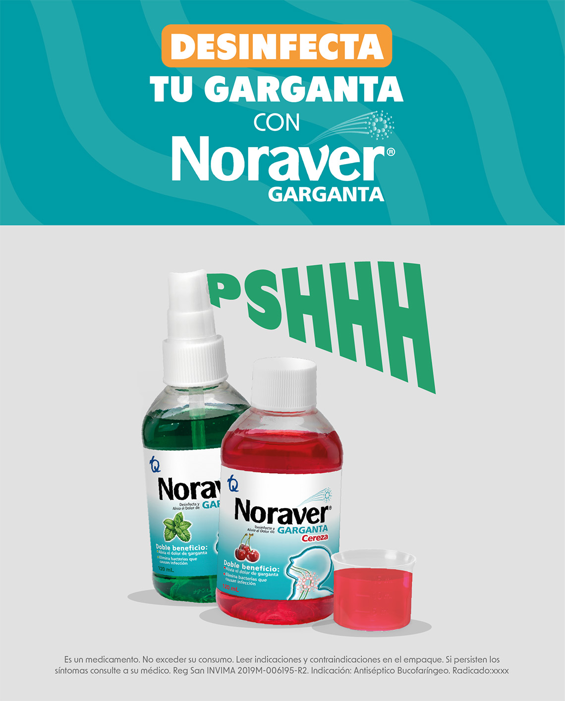 Noraver Desinfecta Garganta